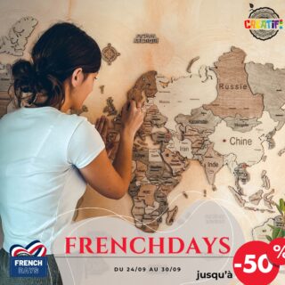 ⏳ Derniers jours des French Days !
Plus que quelques heures pour profiter de jusqu’à -50% sur une sélection Créatifwood.
👉 Dépêchez-vous, ça se termine ce soir !