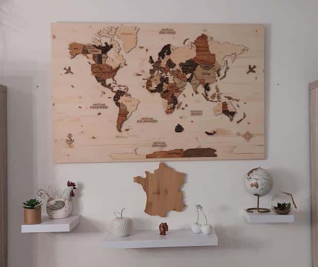 Merci à notre client pour cette magnifique photo 🤎
Nos cartes du monde en bois apportent une touche naturelle et inspirante à chaque intérieur.
Et vous, où installerez-vous la vôtre ? 🌿
👉 Découvrez nos modèles sur creatifwood.fr et commandez dès maintenant ✨
#creatifwood #cartebois #decointerieur #woodmap