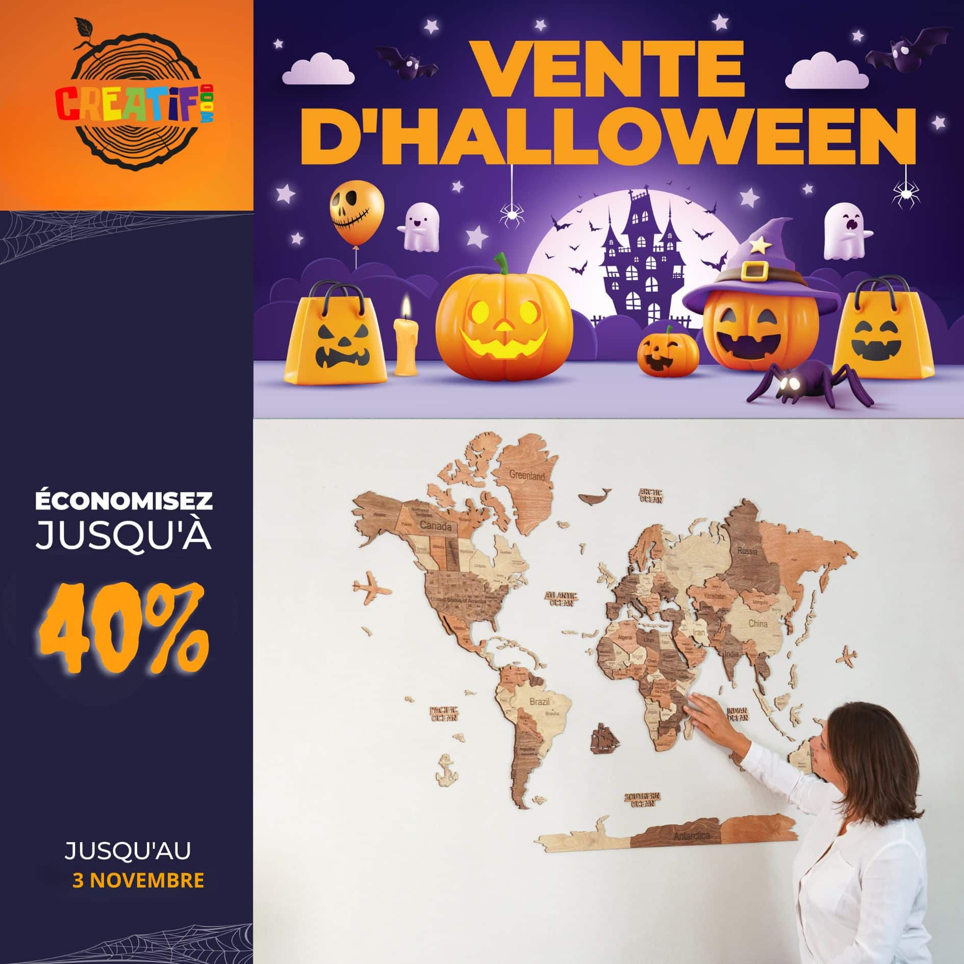 ⏰ Derniers jours !
Nos promos s’envolent le 3 novembre 🍂
#FinDePromo #Creatifwood