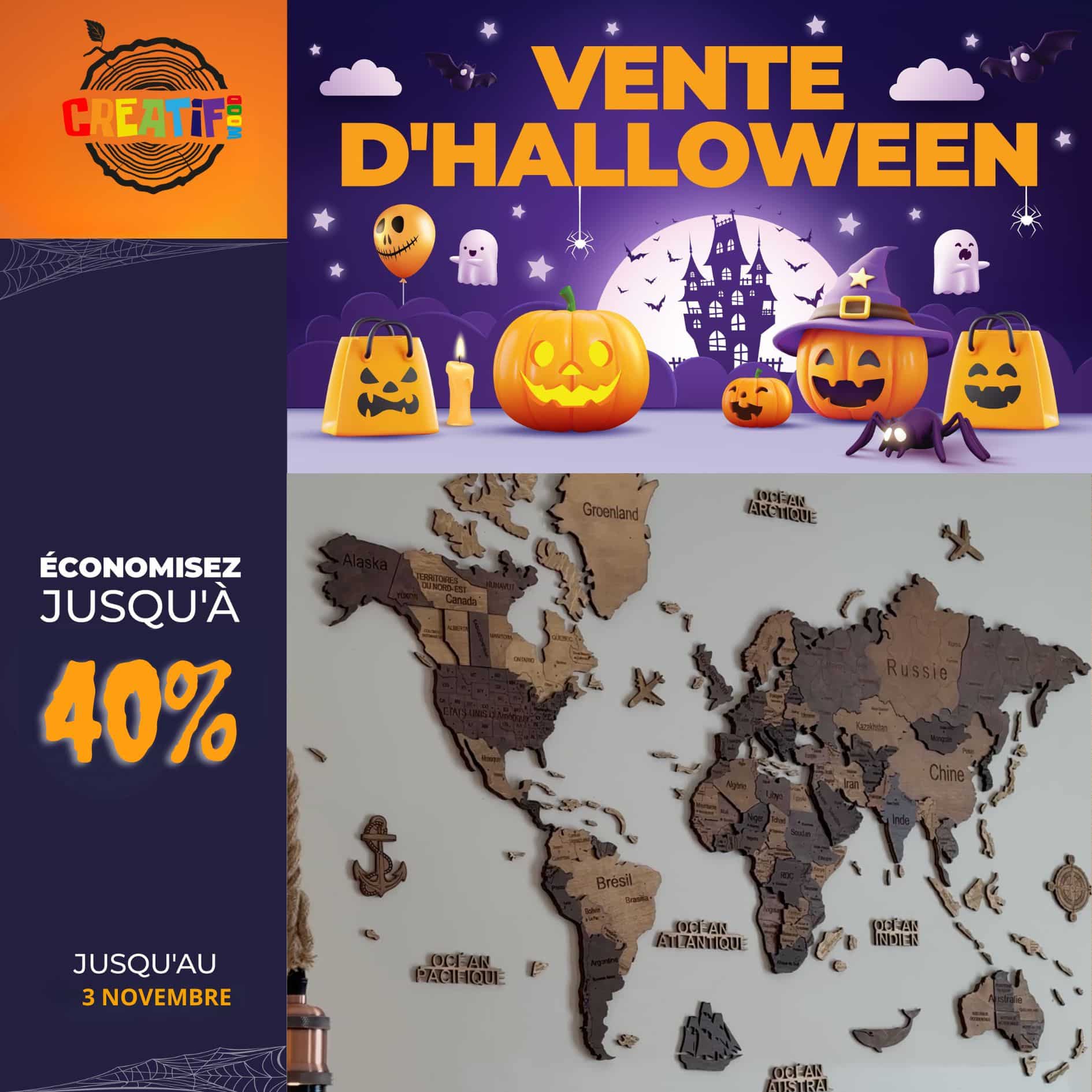 📸 Photo client du mois spéciale Halloween 🎃
Merci pour vos magnifiques décos automnales avec nos cartes !
#ClientStar #HalloweenDécor