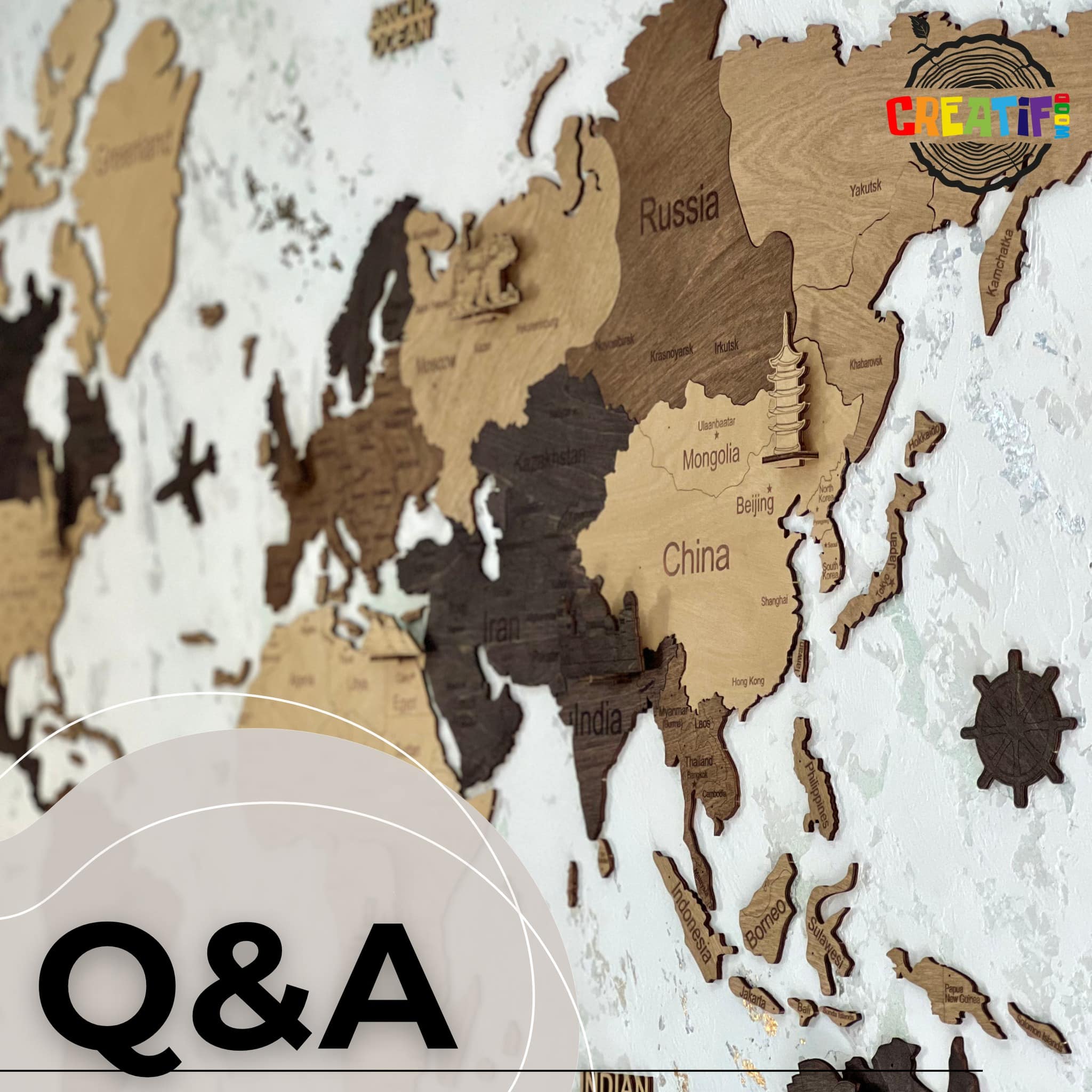 💬 On répond à VOS questions les plus fréquentes !
Chaque jour, on lit tous vos messages en DM, et aujourd’hui on a décidé de répondre ici aux questions qu’on reçoit le plus souvent 😍

1️⃣ Est-ce qu’il n’existe qu’une seule carte ?
Pas du tout ! Nous avons plusieurs modèles multicolores, dont 2 best-sellers, ainsi que de nombreuses cartes de France 🌍
Vous trouverez forcément celle qui correspond à votre style et à votre intérieur ✅

2️⃣ Faut-il un grand mur pour l’installer ?
Pas nécessairement 😉
Nos cartes existent en plusieurs tailles, du petit format au très grand mur !
💬 Écrivez-nous en DM et notre équipe vous aidera à choisir la taille idéale ✅

3️⃣ Peut-on la décoller et la recoller ?
Oui, bien sûr !
Si vous souhaitez déplacer la carte dans une autre pièce ou lors d’un déménagement, il suffit de chauffer légèrement l’adhésif avec un sèche-cheveux, puis de la retirer doucement 🧩
Et si vous avez encore des questions auxquelles on n’a pas répondu…
🪵 Écrivez-les en commentaire !
On adore échanger avec vous 🤩
👉 Découvrez tous nos modèles sur creatifwood.com
#creatifwood #faq #cartebois #decointerieur #woodmap #inspirationdeco