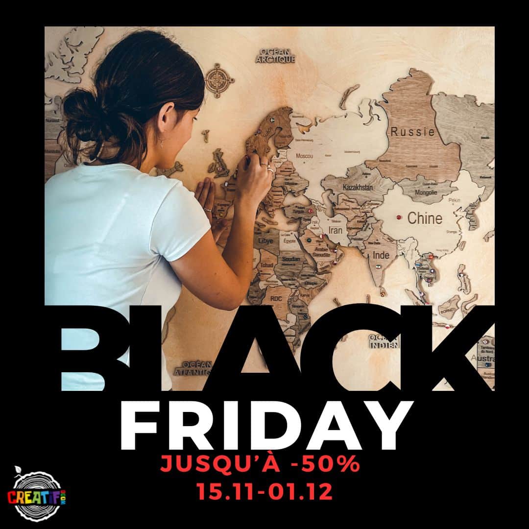 De nos mains à vos murs ✨
Carte du Monde, Carte des Vins, Décoration murale...
Jusqu’à -50% – Black Friday CréatifWood
creatifwood.com