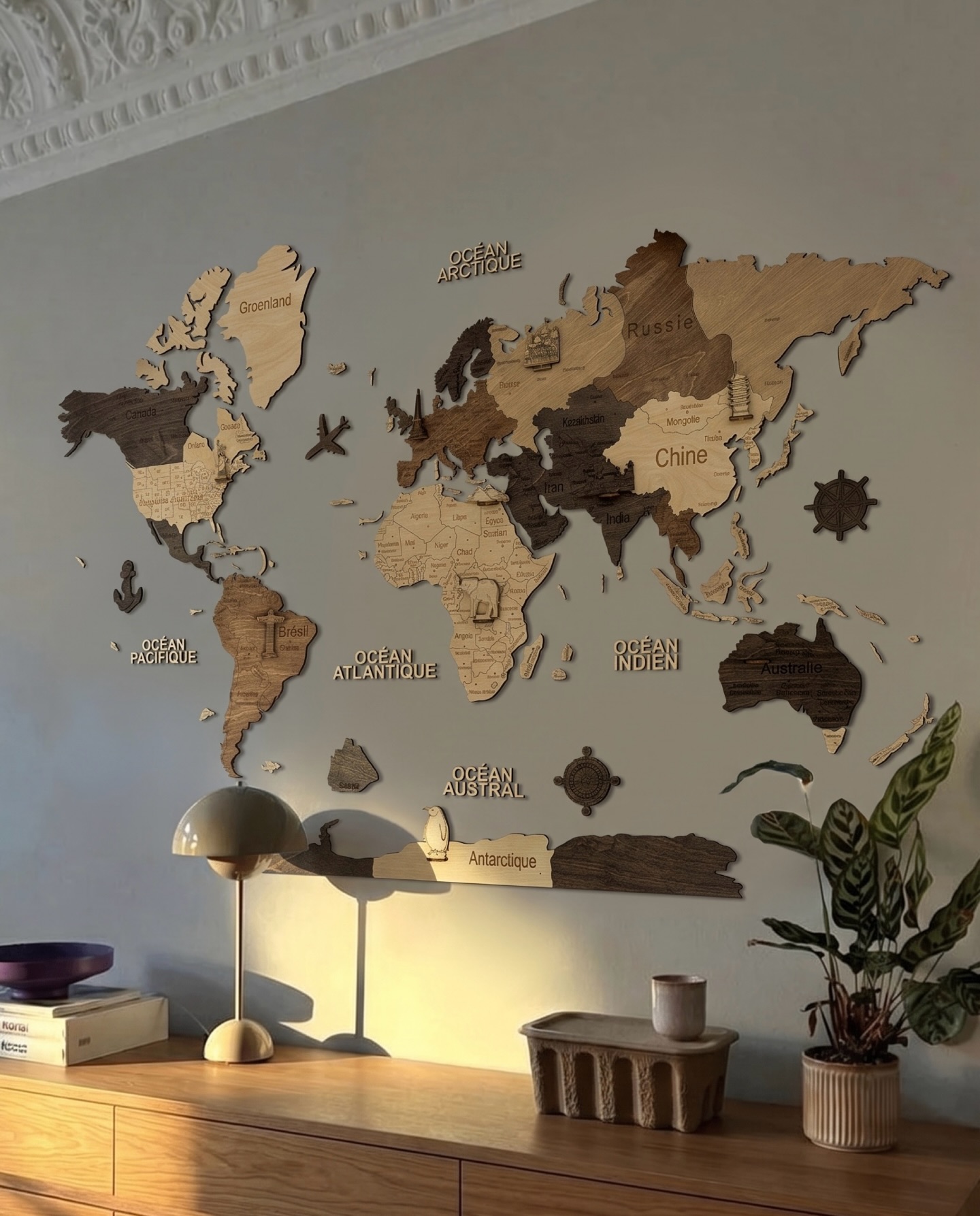 Carte du monde 2D en bois Multicolor 🌍

Elle complétera parfaitement votre intérieur.
En plus, vous pouvez non seulement l’admirer, mais aussi y marquer des souvenirs liés à vos voyages et planifier vos prochaines aventures ✨

Disponible en 4 tailles et en 2 langues.

Pour commander, rendez-vous sur notre site - lien dans la bio 🔗