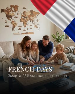 Les French Days sont là ✨
Profitez de réductions jusqu’à -15% sur toute la collection

Commandez sur notre site — lien dans la bio 🔗