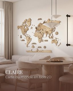L’élégance du bois s’invite chez vous avec la Carte du Monde 2D Claire 🗺️

Détails techniques :
Matériau : Bouleau de haute qualité (4 mm)
Langues : Français ou Anglais
Tailles disponibles : S, M, L

💐 Offre Spéciale Fête des Mères 
Faites plaisir à maman avec un cadeau unique !
Profitez de -15% de réduction sur tout le site avec le code : MAMAN15 🎁

👉 Commandez la vôtre dès maintenant (Lien en bio) !