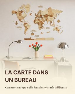 Une carte, plusieurs ambiances !

Du style dopamine au minimalisme épuré, du home office lumineux à l’espace vidéo aux accents vintage, la carte en bois CreatifWood s’intègre dans tous les intérieurs et apporte instantanément du caractère à l’espace.

Et vous, dans quel style la préférez-vous ? 🌍

Choisissez votre carte du monde CreatifWood sur notre site et transformez votre espace. 🤎