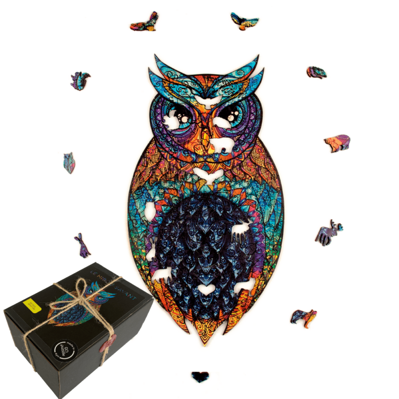 Owl wooden puzzle