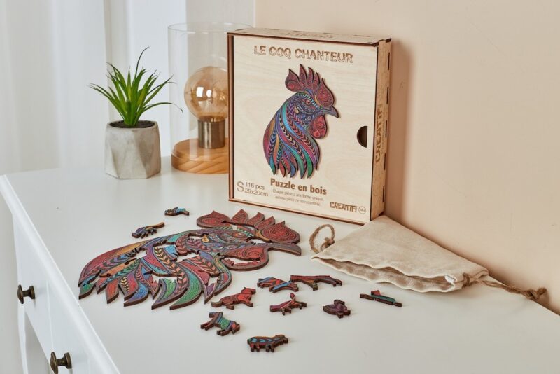 Rooster-Singer-Wooden-Puzzle