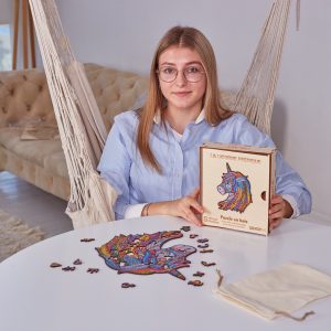 La Licorne Féérique Puzzle en bois