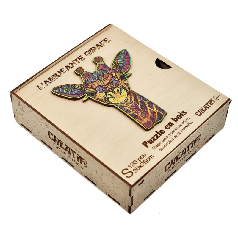 The Funny Giraffe Wooden Puzzle