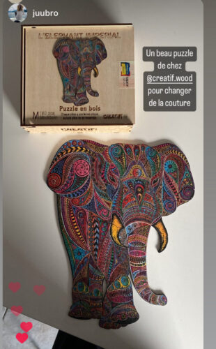 Imperial Elephant, wooden puzzle photo review