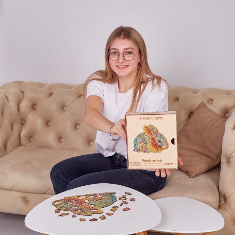 The Sweet Rabbit Wooden Puzzle