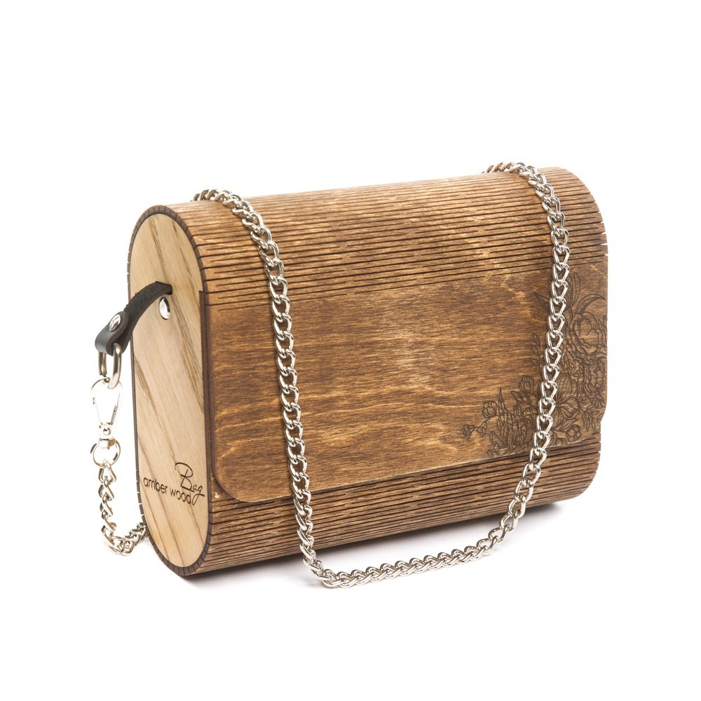 Flora wooden handbag | Сreatifwood