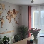 3D Wooden World Map Amber photo review
