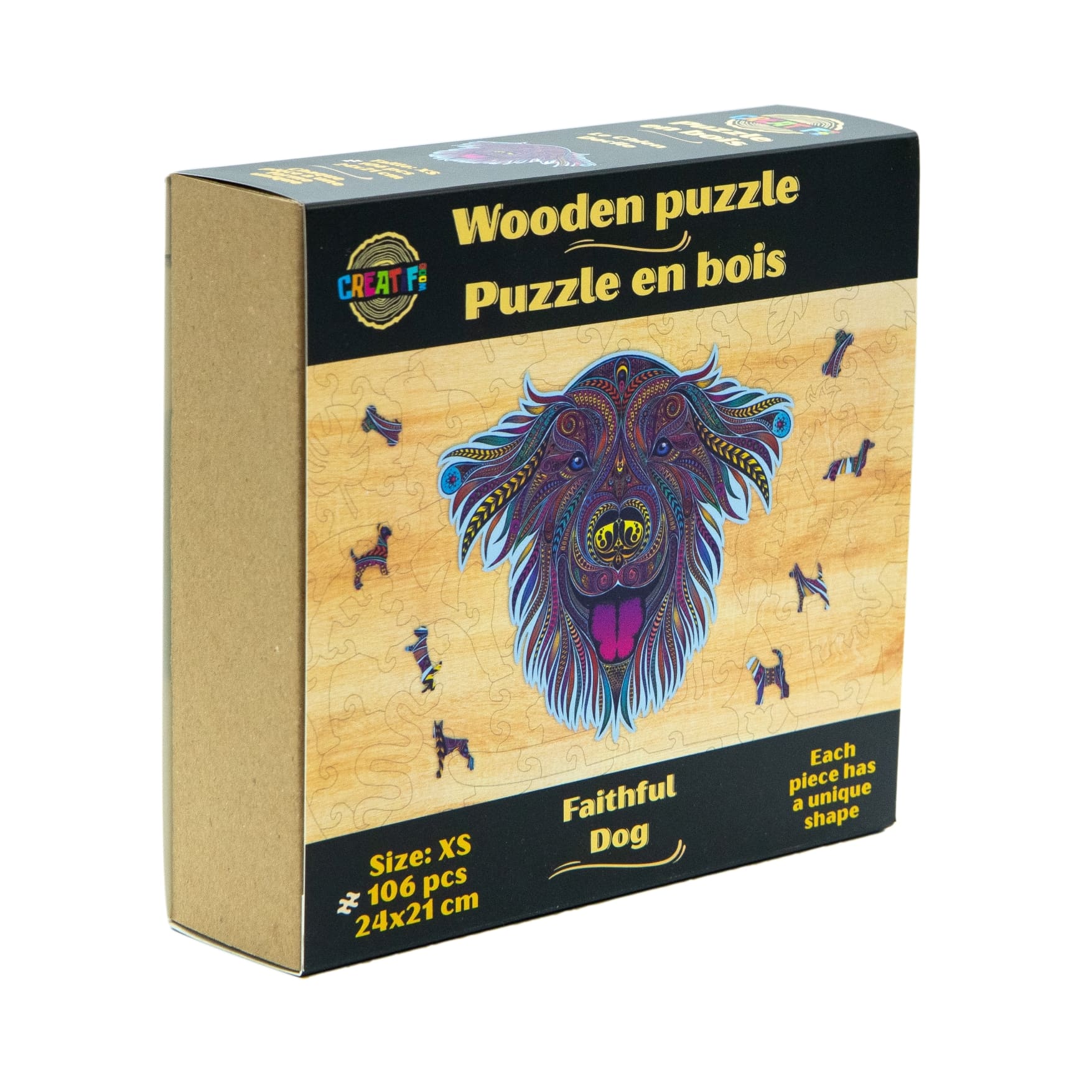 Faithful Dog Wooden Puzzle