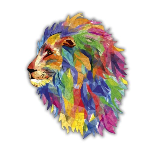 Le Lion Mozaïk  Puzzle en bois