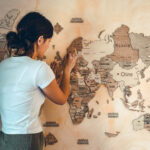 3D Wooden World Map Dark photo review