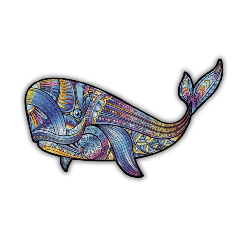 La Baleine Bleue Puzzle en bois